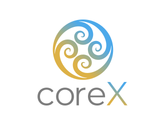 CoreX logo design by berkahnenen