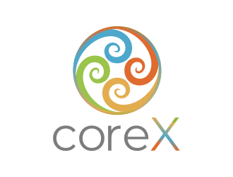CoreX logo design by berkahnenen