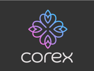 CoreX logo design by nehel