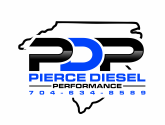 PDP, Pierce Diesel Performance logo design by hidro