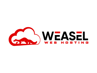 Weasel Web Hosting logo design by Erasedink