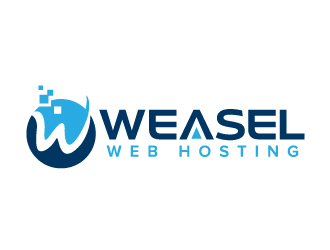 Weasel Web Hosting logo design by jaize