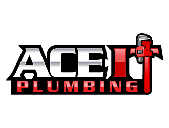 Ace It Plumbing logo design by LucidSketch