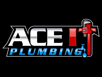 Ace It Plumbing logo design by LucidSketch