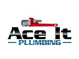 Ace It Plumbing logo design by Erasedink