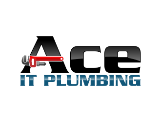 Ace It Plumbing logo design by ekitessar