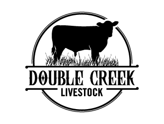Double Creek Livestock logo design by torresace