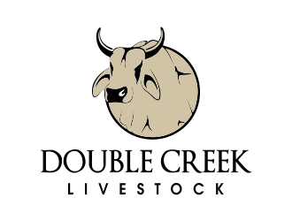 Double Creek Livestock logo design by JessicaLopes