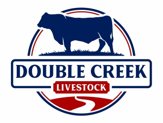 Double Creek Livestock logo design by Mardhi