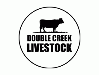 Double Creek Livestock logo design by Bananalicious