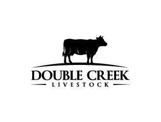 Double Creek Livestock logo design by Erasedink