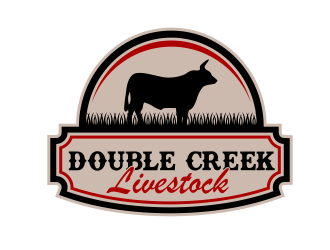 Double Creek Livestock logo design by serprimero