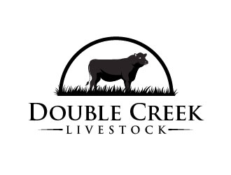 Double Creek Livestock logo design by usef44