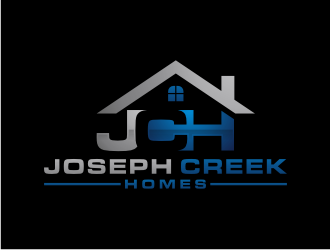 Joseph Creek Homes logo design by Artomoro