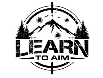Learn To Aim logo design by DreamLogoDesign