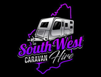 South West Caravan Hire  Logo Design