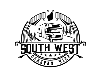 South West Caravan Hire  logo design by Republik