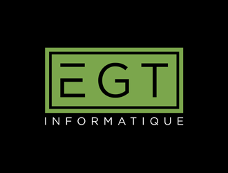 EGT informatique logo design by jancok