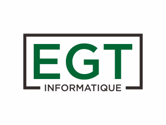 EGT informatique logo design by vostre