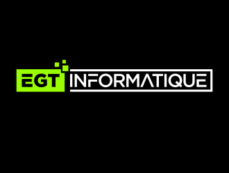 EGT informatique logo design by M J