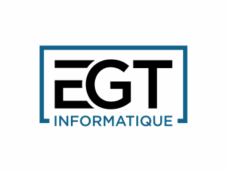 EGT informatique logo design by hopee