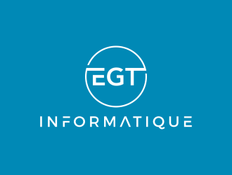 EGT informatique logo design by BlessedArt
