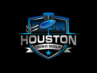 Houston Disc Golf logo design by Republik