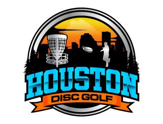 Houston Disc Golf logo design by daywalker