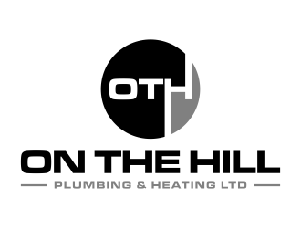 On The Hill Plumbing & Heating Ltd logo design by p0peye