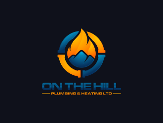On The Hill Plumbing & Heating Ltd logo design by ValleN ™