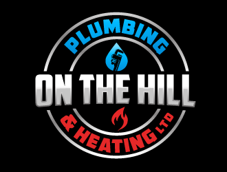 On The Hill Plumbing & Heating Ltd logo design by megalogos