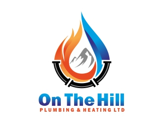 On The Hill Plumbing & Heating Ltd logo design by ruki