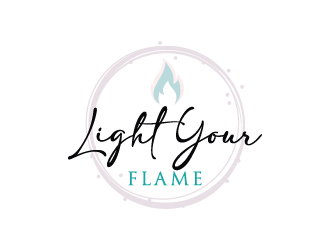 Light Your Flame logo design by gateout