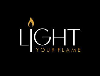 Light Your Flame logo design by GassPoll