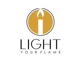 Light Your Flame logo design by GassPoll