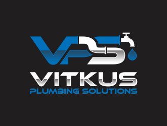 Vitkus Plumbing Solutions  logo design by rokenrol