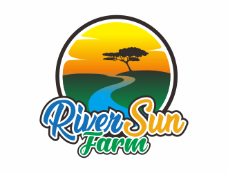 RiverSun Farm logo design by veter