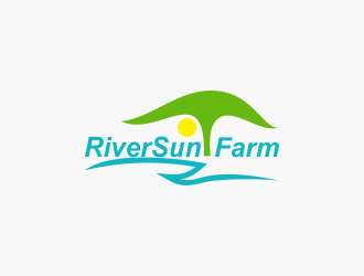 RiverSun Farm logo design by bebekkwek