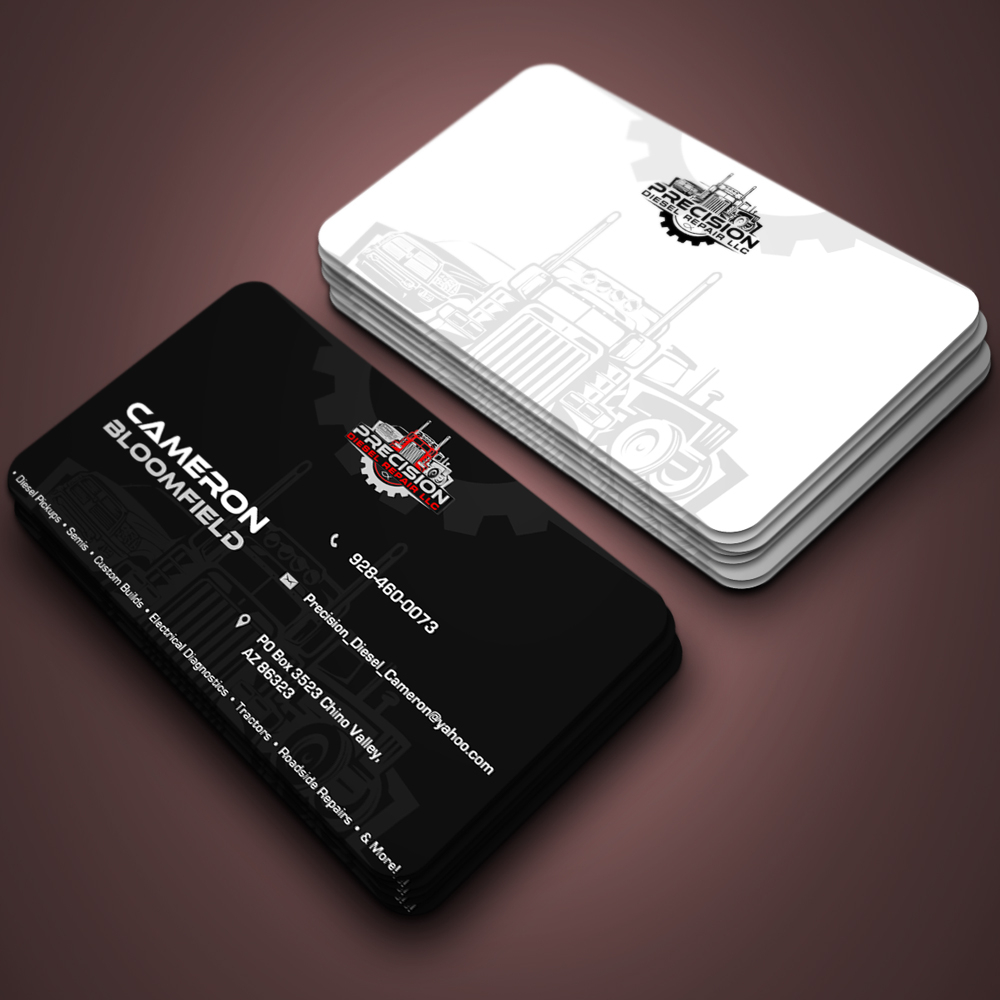 Precision Diesel Repair, LLC logo design by ansh