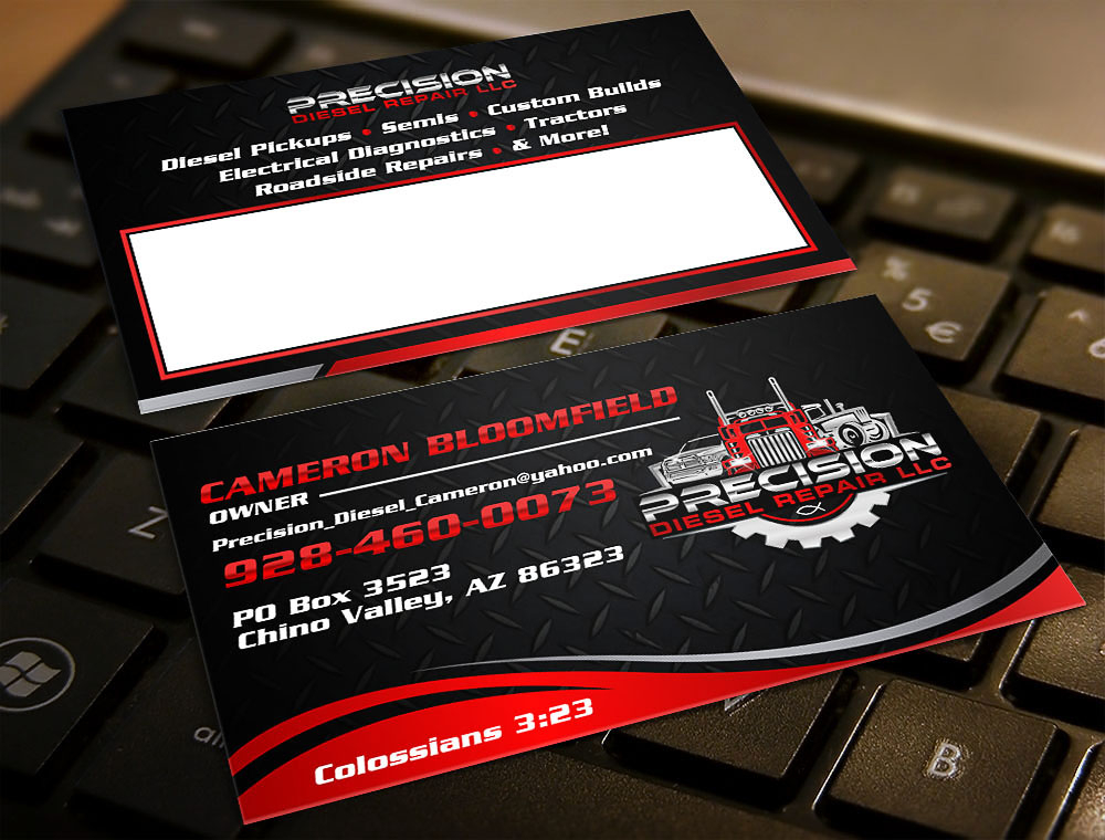 Precision Diesel Repair, LLC logo design by scriotx
