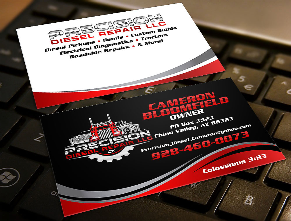 Precision Diesel Repair, LLC logo design by scriotx