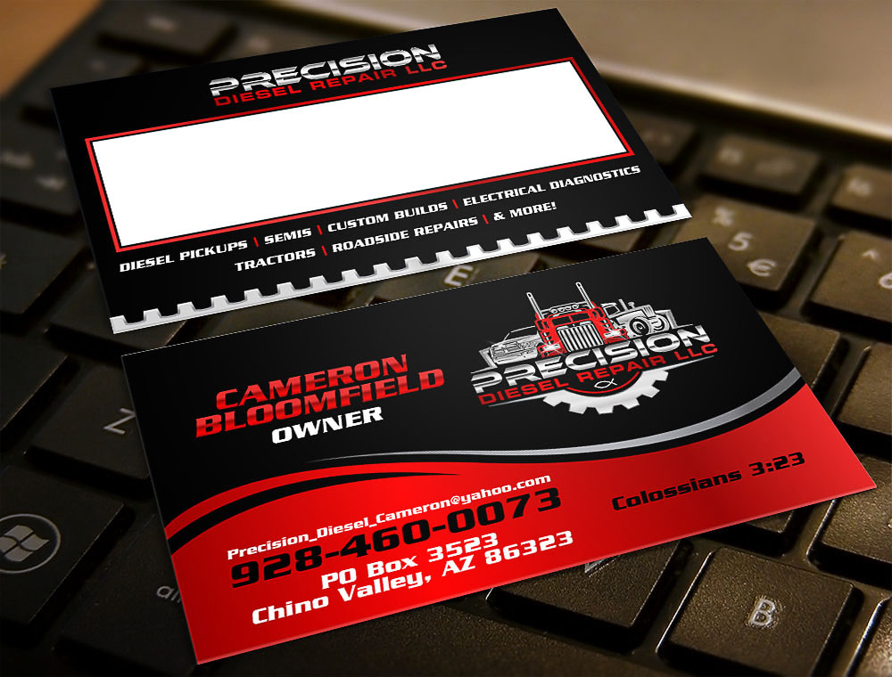 Precision Diesel Repair, LLC logo design by scriotx