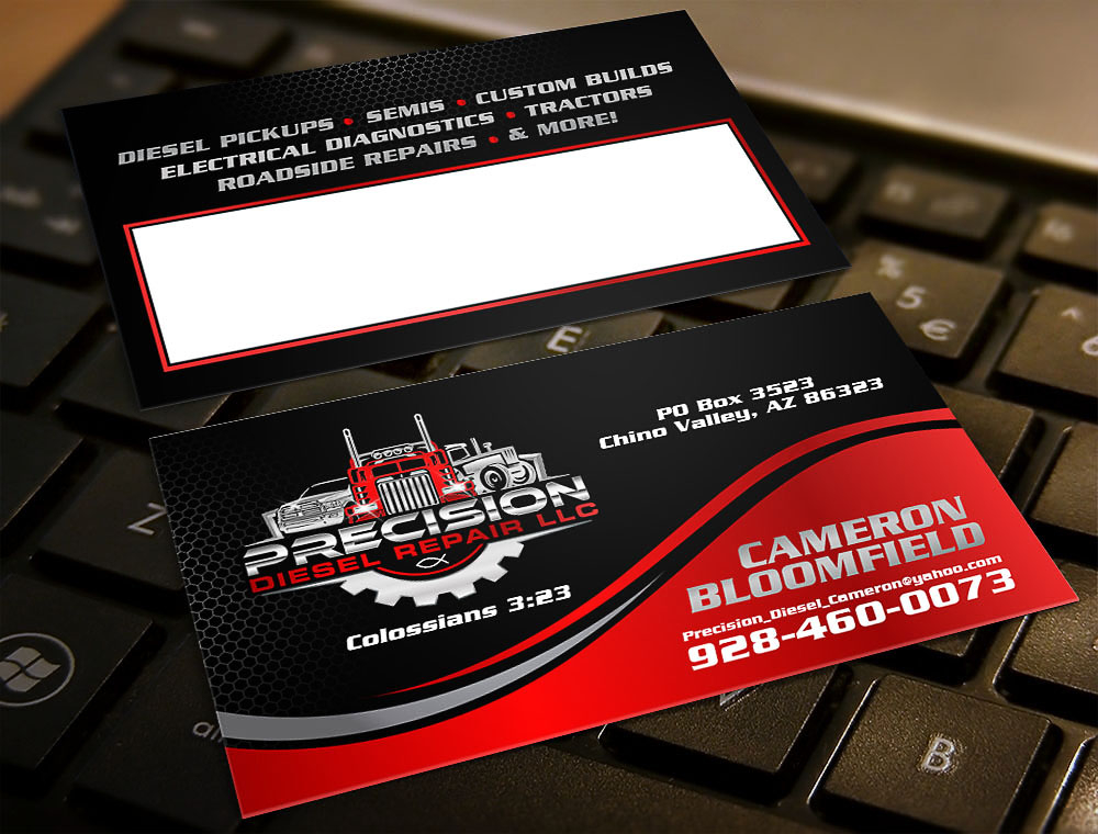 Precision Diesel Repair, LLC logo design by scriotx