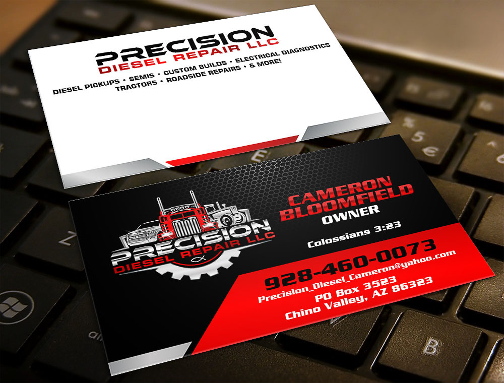 Precision Diesel Repair, LLC logo design by scriotx