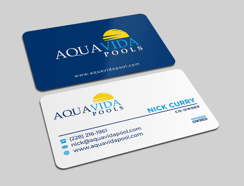 AquaVida Pools logo design by imagine