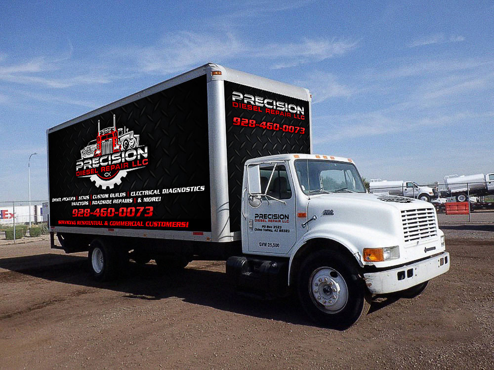 Precision Diesel Repair, LLC logo design by scriotx