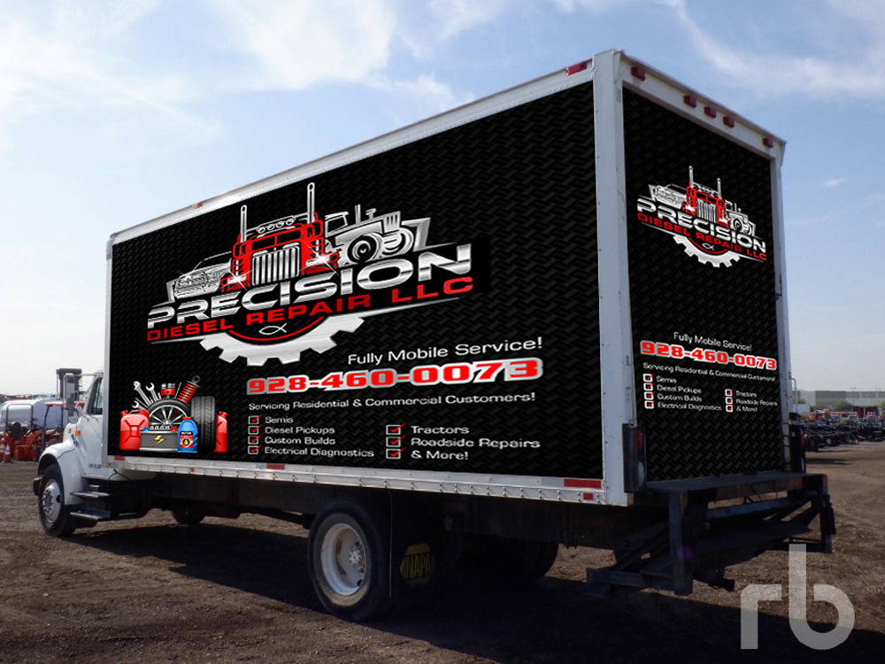 Precision Diesel Repair, LLC logo design by Gelotine