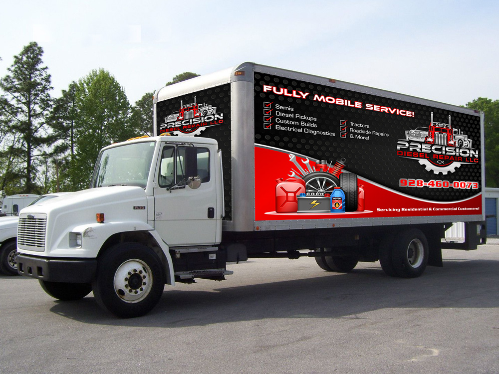 Precision Diesel Repair, LLC logo design by Gelotine