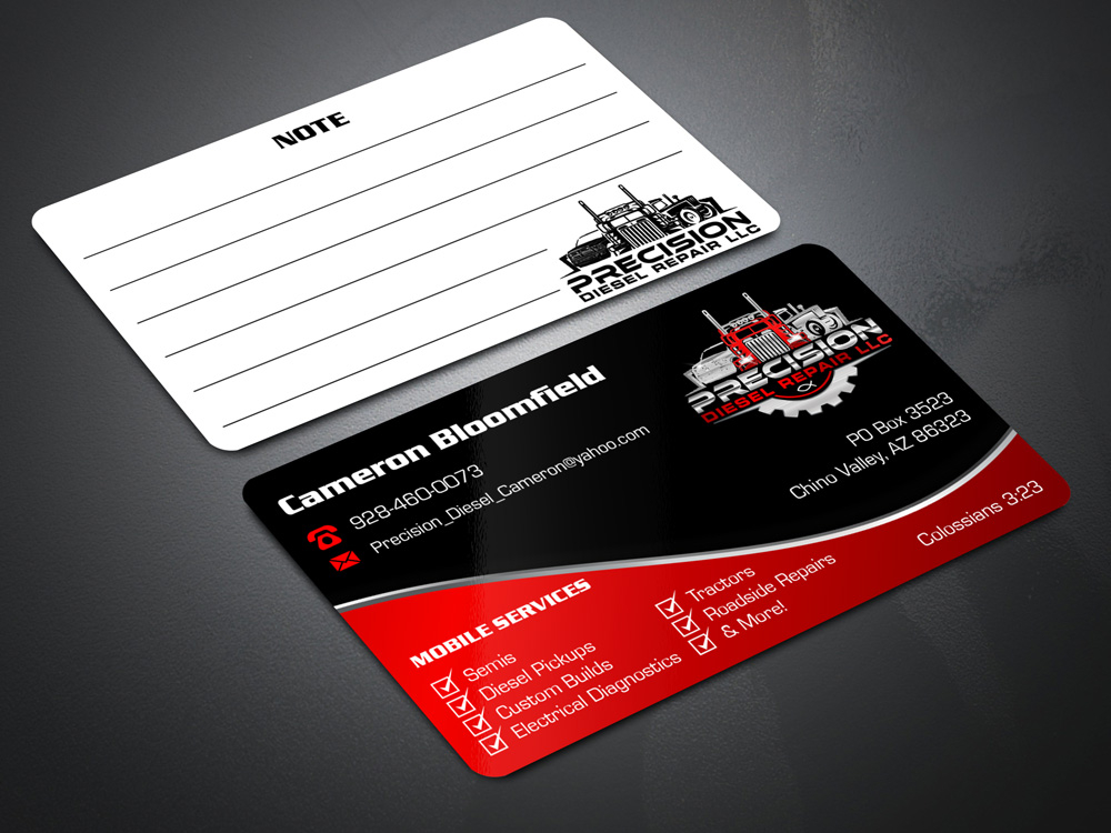 Precision Diesel Repair, LLC logo design by Gelotine