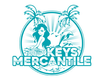 Keys Mercantile logo design by DreamLogoDesign